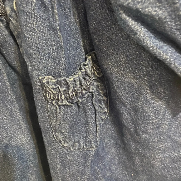 Vintage Gymboree Smocked Denim Dress - Picture 9 of 10